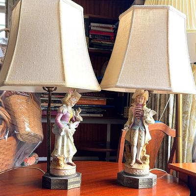 18th Century Lamp Duo