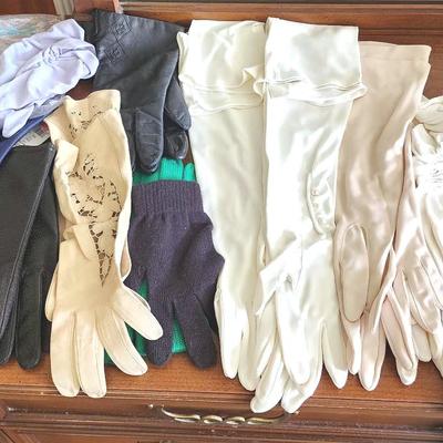 Vintage Ladies Evening & Daywear Gloves - Italian Leather, Cotton, And More.