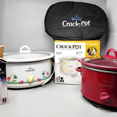 Crock Pots & Coffee Bean Mill