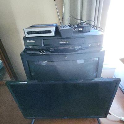 Samsung 20" TV, Vizio TV, Quasar VCR, Analog Pass-Through Receiever