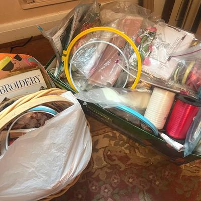 Craft Mystery Lot- Mostly Needle Work