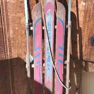 Vintage Garton Silver Streak Sled