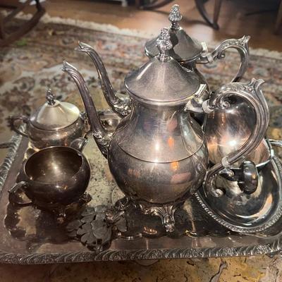 Silver-Plated Tea Set