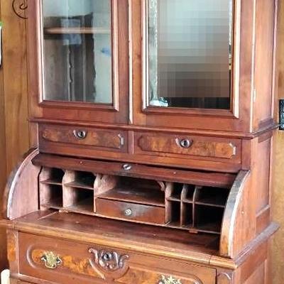 Vintage Walnut Secretary 
