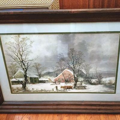 Framed Print - Returning To The Farm By George Henry Durrie