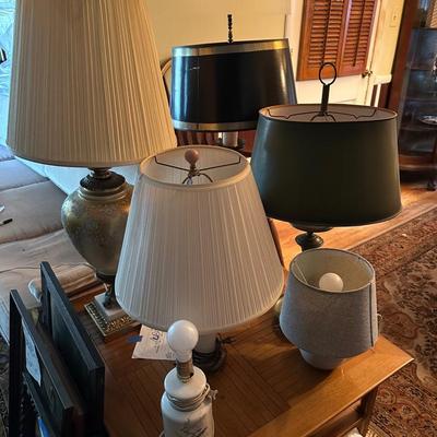 Assorted Vintage Lamps