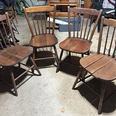 *PROJECT PIECE* Set of 4 Wooden Chairs