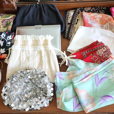 Vintage Handbags, Silk Scarves, Handmade Scarves #1