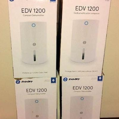 Four Eva-Dry Dehumidifiers 