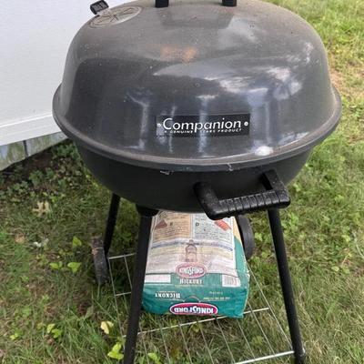 Grill With hickory Chips
