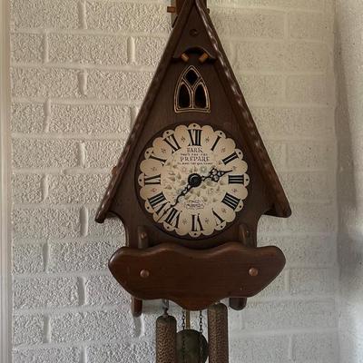 Vintage Pendulum 8-Day Clock