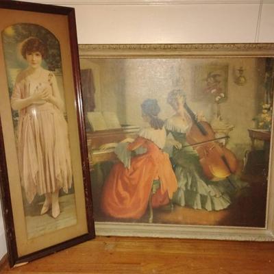 "The Recital" & "Pompeian Beauty" Prints