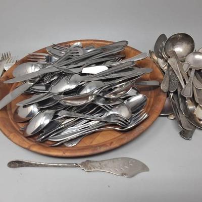 Flatware Mystery Lot:  Silverplate, Vintage, And Antique