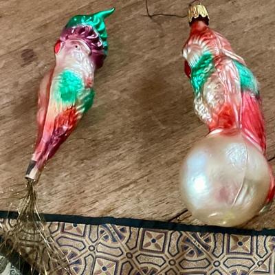 Bird ornaments 