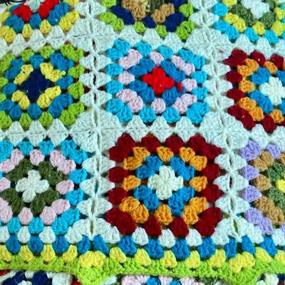 Crochet throw