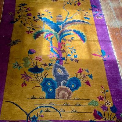 Chinese Art Deco carpet hand tied