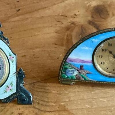 Antique art deco clocks