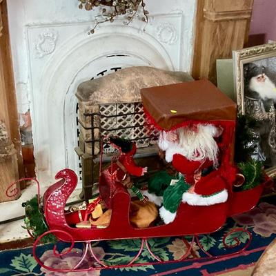 Santa and sleigh