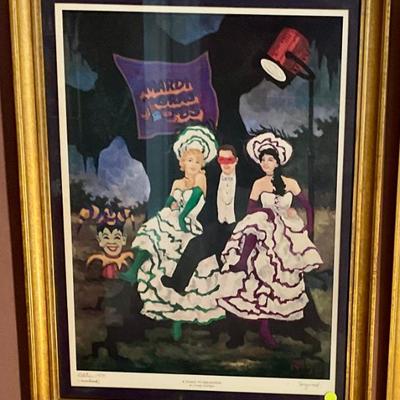 Rodrigue print Mardi Gras’85