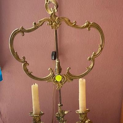 Brass candle stand