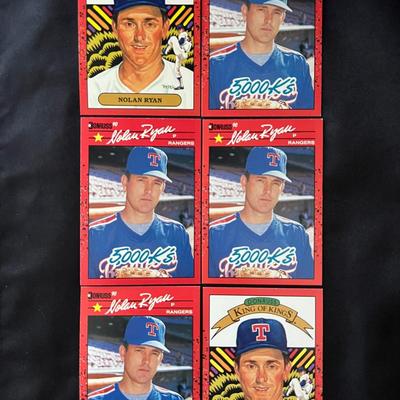 Lot 308: 1990 Donruss Baseball Card Complete Set + Puzzle Cards – Nolan Ryan, Bo Jackson, Sammy Sosa