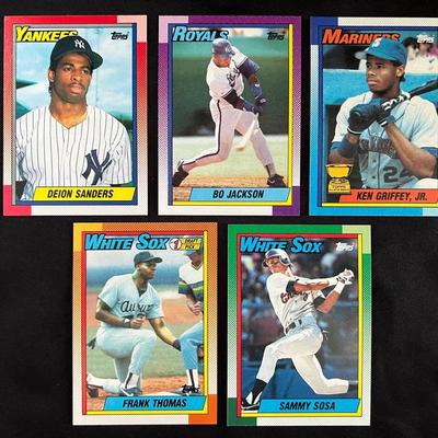 Lot 305: 1990 Topps Baseball – Complete 792-Card Set #2