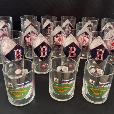 Lot 202: 1994 Texaco MLB All-Star Game Red Sox & Citgo Fenway Park Glassware