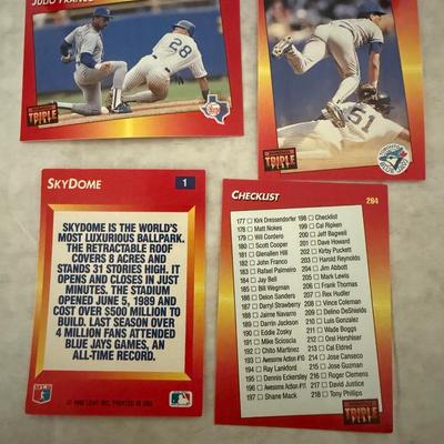 Lot 533: 1992 Donruss Triple Play Cards 1-264