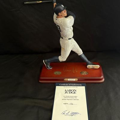 Lot 413: Aaron Judge Danbury Mint All-Star Figurine with COA – Limited Edition Yankees Collectible