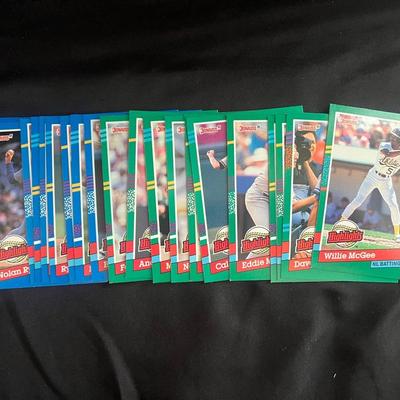 Lot 317: 1991 Donruss Baseball Cards – Two Incomplete Sets (Cards #1–650) + 3 Full Puzzle Sets