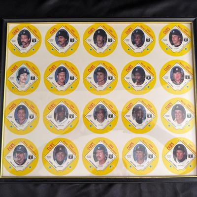 Lot 433: 1984 Detroit Tigers World Series Champions Framed Collector Button Set