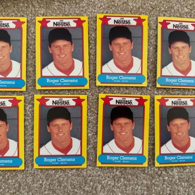 Lot 263: Baseball Card  (Canseco,Carter, Clemens & More ) Including Limited Edition Nestle Cards