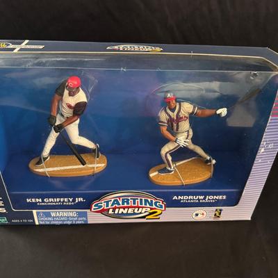 Lot 205: Starting Lineup 2 – Classic Doubles Ken Griffey Jr& Andruw Jones