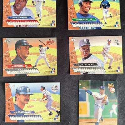 Lot 478: 1993 Fleer Ultra Baseball – 7 Incomplete Sets Lot – Stars, Rookies, Hall of Famers
