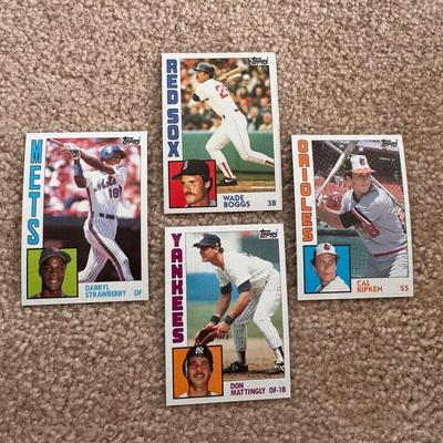 Lot 281: Topps 1984 Baseball Card Set / Incomplete 