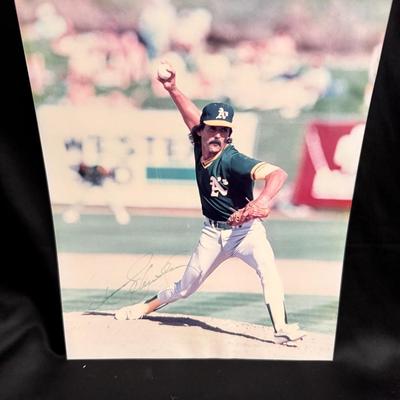 Lot 257: Autographed 8x10 Photo Of Oakland A’s Dennis Ekersley 