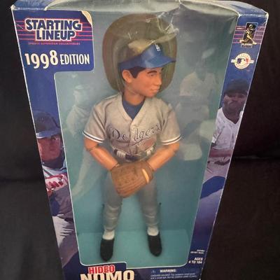 Lot 214: 1998 Starting Lineup Hideo Nomo 12-inch action figure