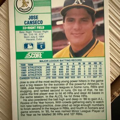 Lot 534: 1989 Complete Score Baseball Cards