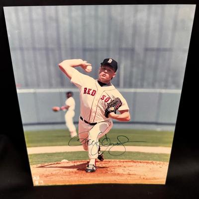 Lot 251: Autographed 8x10 Photo Of Boston Red Sox Roger Clemens
