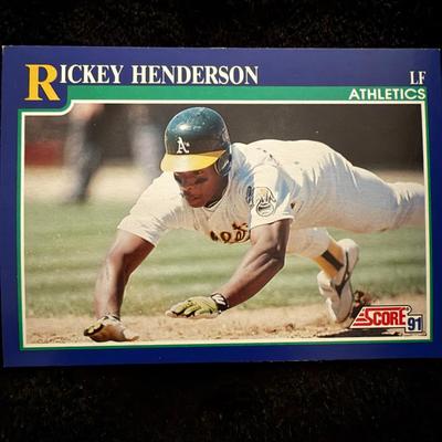 Lot 505: Score 91 Baseball Trading Cards Complete Set