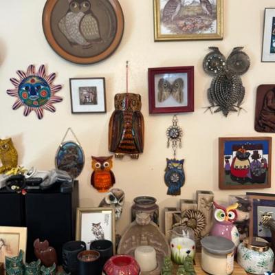 Sale Photo Thumbnail #11: A few of the 200 owls 