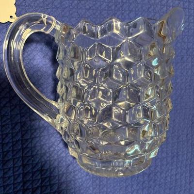 Sale Photo Thumbnail #54: Fostoria water jug $49.50