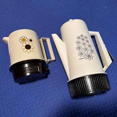 Sale Photo Thumbnail #44: 1969’s coffee pots. $12 & 22,50