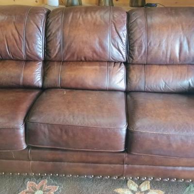 Leather Sofa, Loveseat & Chair