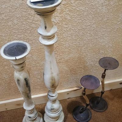 Two Pairs of Candle Holders