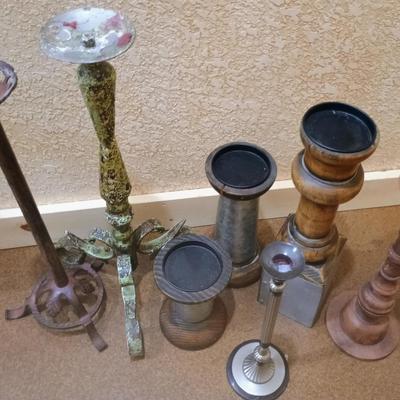 7 Pcs Misc Candle Holders