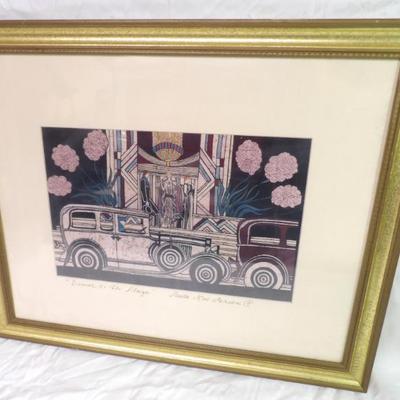 Sale Photo Thumbnail #49:  Dinner at the Plaza by Paula Mae Green