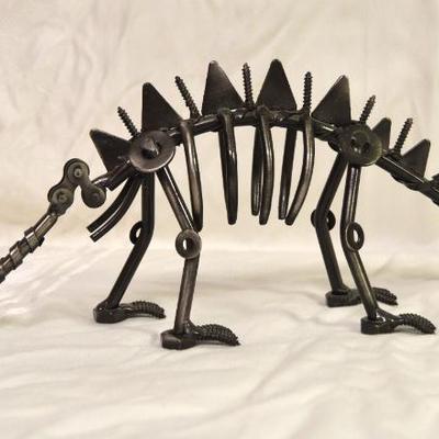 Sale Photo Thumbnail #15: Metal Dinosour Art 
