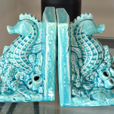 Seahorse Bookends 