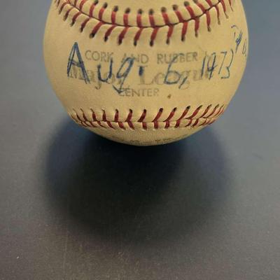 Signed Baseball Number One